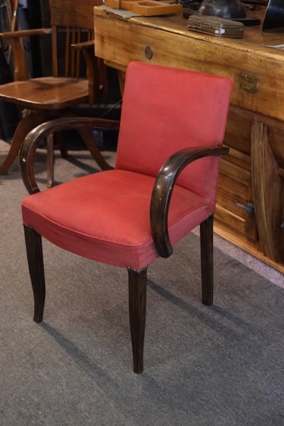 fauteuil bridge ancien 1930 art deco